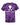 Mikey Yaw White Monogram on Purple Crystal Tie-Dye Short Sleeve T-Shirt - Mikey Yaw