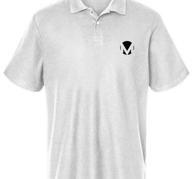 Monogram Cotton White Pique Polo Short Sleeve Shirt Apliiq