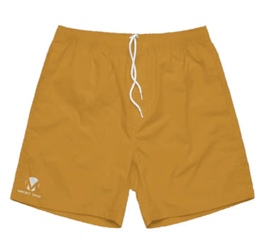 Monogram Mustard Short Shorts Apliiq