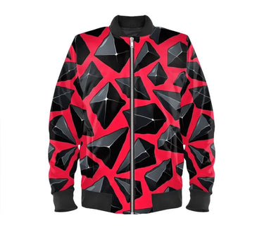 Obsidian Print Bomber Jacket - Mikey Yaw