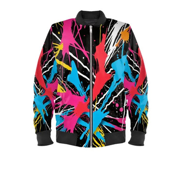 Paint Splatter Bomber Jacket - Mikey Yaw