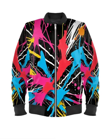 Paint Splatter Bomber Jacket - Mikey Yaw