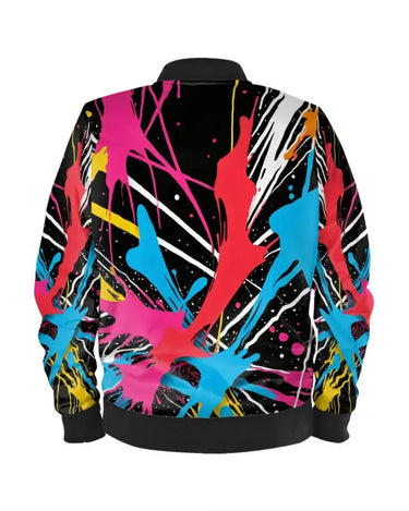 Paint Splatter Bomber Jacket - Mikey Yaw