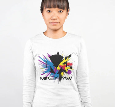 Paint Splatter Long Sleeve T-Shirt - Mikey Yaw