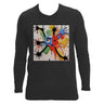 Paint Splatter Monster Abstract Long Sleeve T-Shirt - Mikey Yaw