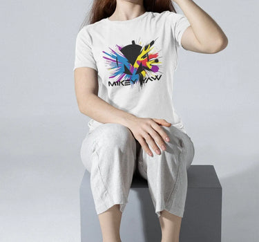 Paint Splatter Staple Short Sleeve T-Shirt - Mikey Yaw