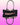 Pink Abstract Holdall Travel Bag Mikey Yaw