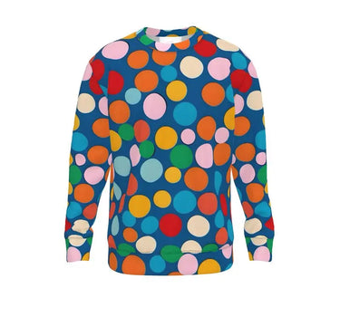 Polka Dots All Over Print Sweater - Mikey Yaw