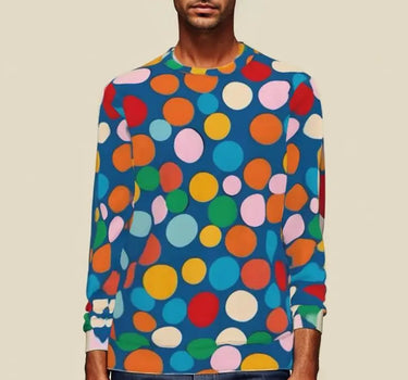 Polka Dots All Over Print Sweater Mikey Yaw