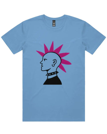 Profile of Punk Man Short Sleeve Staple T-Shirt