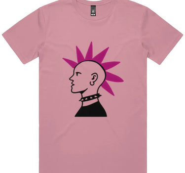 Profile of Punk Man Short Sleeve Staple T-Shirt