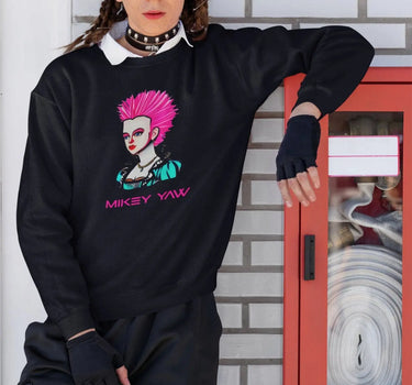 Punk Marie Antoinette Heavyweight Non-Hooded Sweatshirt - Mikey Yaw