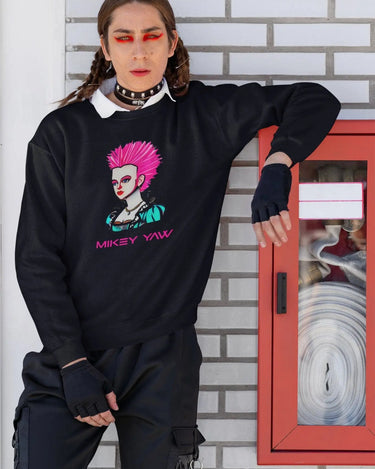 Punk Marie Antoinette Heavyweight Non-Hooded Sweatshirt - Mikey Yaw