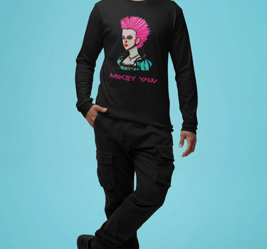 Punk Marie Antoinette Long Sleeve T-Shirt - Mikey Yaw