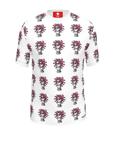 Punk Medusa All Over Print T-Shirt Contrado