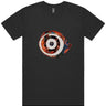 Short Sleeve Staple T-Shirt with Abstract Eye Design - Mikey Yaw