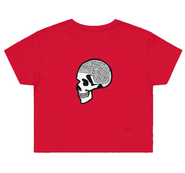 Skull Maze Women's Street Crop T-Shirt