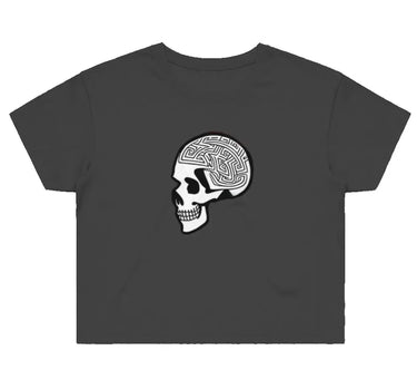 Skull Maze Women's Street Crop T-Shirt