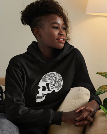 Skull Premium Heavyweight Hooded Sweatshirt Apliiq