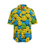 Smiley Face Button Up Shirt Contrado