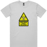 Social Media Fitness Post Caution Sign Short Sleeve Staple T-Shirt Apliiq