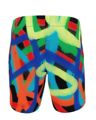 Spray Painted Lines Premium Swim Trunks Contrado