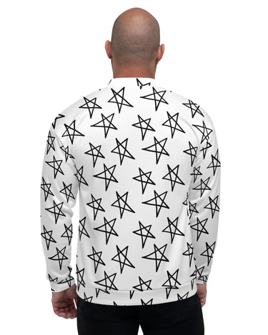 Star Doodles Unisex Bomber Jacket Mikey Yaw