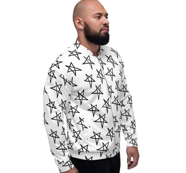 Star Doodles Unisex Bomber Jacket Mikey Yaw