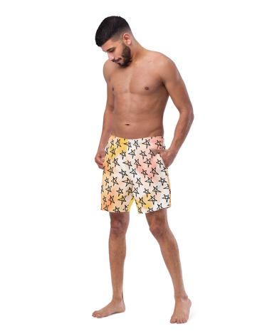 Men's Star Doodle Swim Trunks - Mikey Yaw