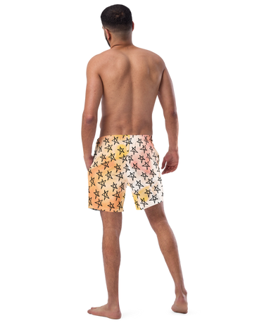 Men's Star Doodle Swim Trunks - Mikey Yaw