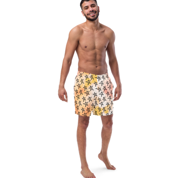 Men's Star Doodle Swim Trunks - Mikey Yaw