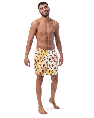 Men's Star Doodle Swim Trunks - Mikey Yaw