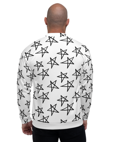 Star Doodles Unisex Bomber Jacket - Mikey Yaw