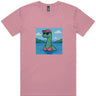 Sunbathing Loch Ness Monster Short Sleeve Staple T-Shirt