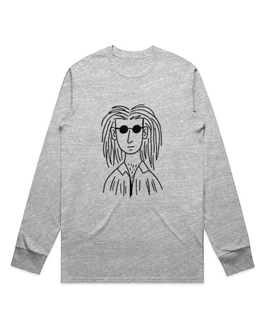 That Cool Long-Haired Guy Long Sleeve Staple T-Shirt