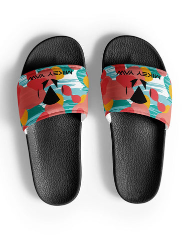 Tropical Design Monogram Men’s slides Mikey Yaw