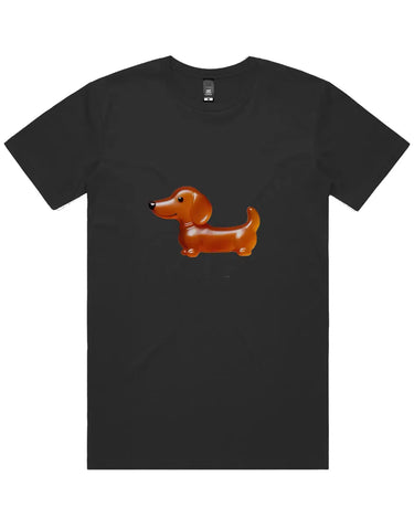 Weiner Dog Short Sleeve Staple T-Shirt - Mikey Yaw