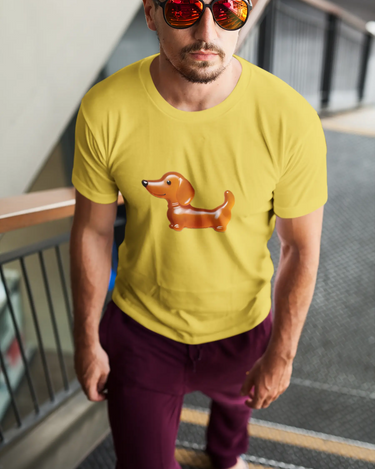 Weiner Dog Short Sleeve Staple T-Shirt Mikey Yaw