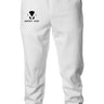 White Fleece Jogger Sweatpants - Mikey Yaw