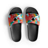 Women's Tropical Abstract Design Slides Mikey Yaw