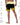 Yellow and Black Abstract Men's Swim Trunks - Mikey Yaw