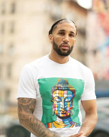 Zen Mosaic Short Sleeve Staple T-Shirt Mikey Yaw