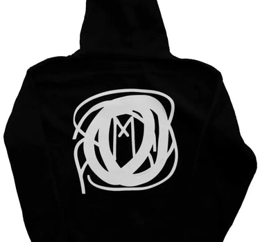 Zipper Hoodie with Abstract Graphic - Mikey Yaw
