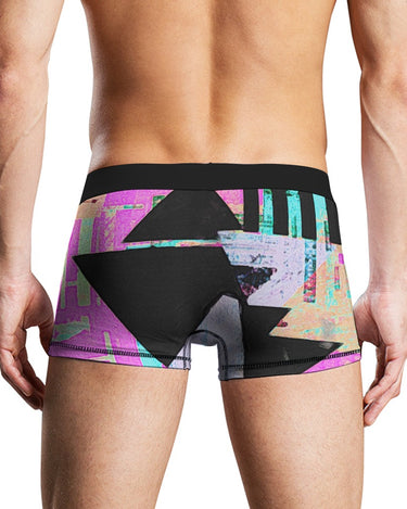 Men's Abstract Triangles Underwear - Mikey Yaw