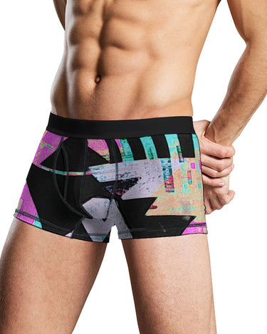 Men's Abstract Triangles Underwear - Mikey Yaw